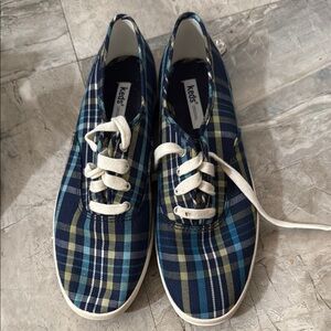 Keds Blue and White Sneakers Casual Lace-Up